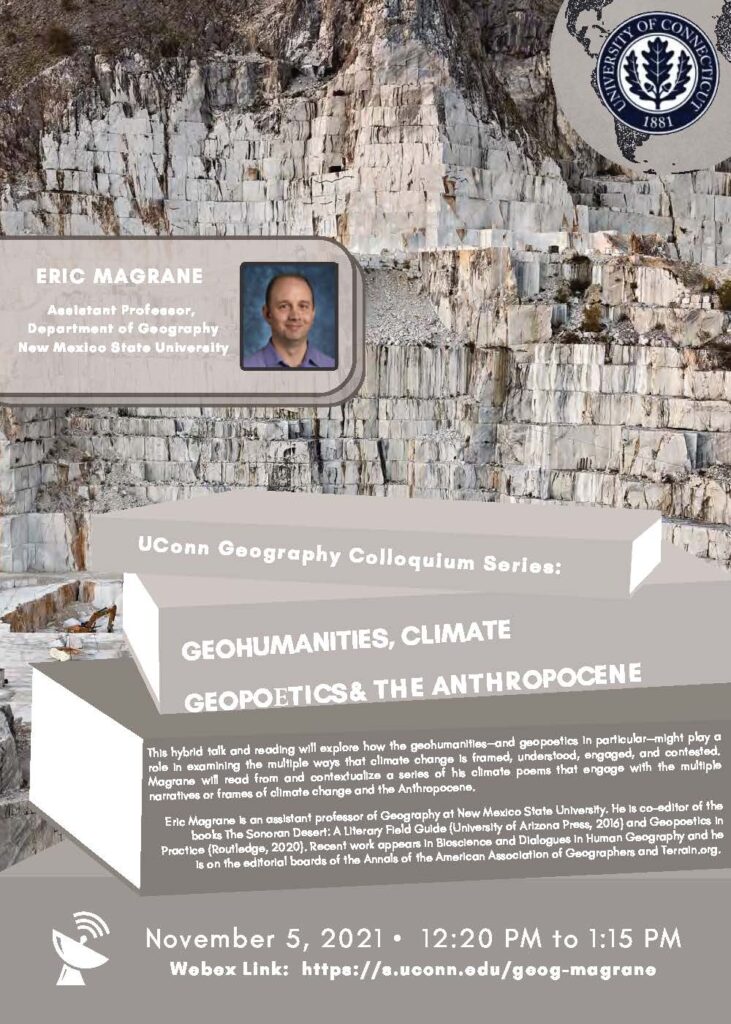 Eric Magrane UConn colloquium November 5, 2021